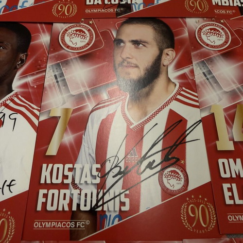 Olympiakos Collectible Cards 90 Years History 2015-16, like new