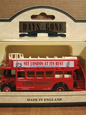 Lledo 1932 AEC Regent Open Top Bus London Sightseeing Bus нов