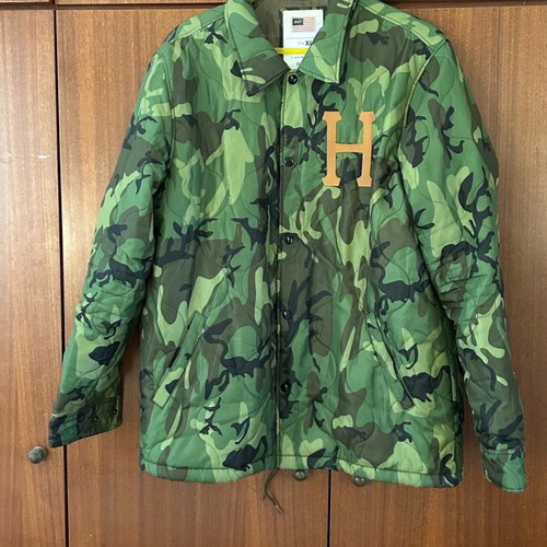 Huf men's quilted jacket Coaches camo like new, size XL