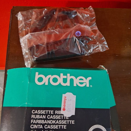 Brother 9090 Cassette Ribbon set of 2, black, new