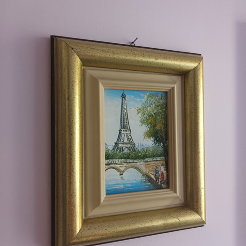 Caroline C.Burnett oil painting on canvas used 33x30 cm