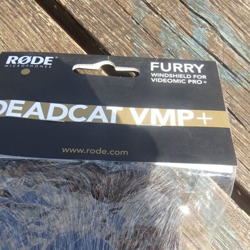 Videomic Pro+ professional microphone with deadcat windscreen