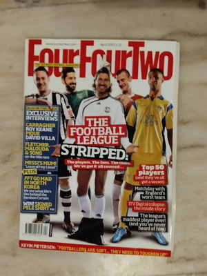 Four Four Two περιοδικό Απριλίου 2010 μεταχειρισμένο