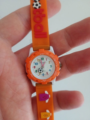 Children's wristwatch, orange