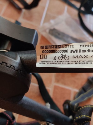 Βάση μεταφοράς ποδηλάτων αυτοκινήτου Menabo Mistral 45kg