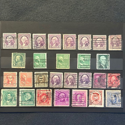 United States Vintage Stamps 1920-1940 Like New
