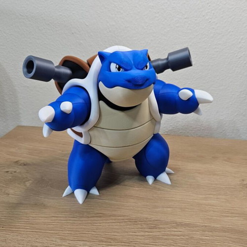 Blastoise figure 20cm new, high-quality 3D printed