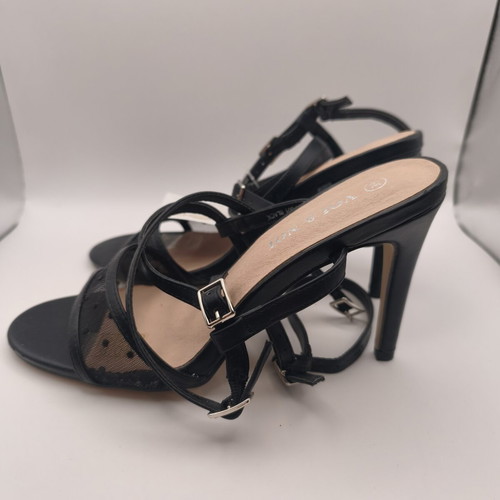 Voi & Noi Black Women's Sandals Size 39 New
