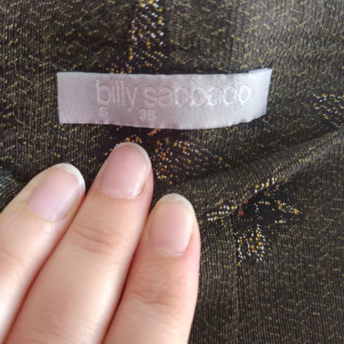Billy Sabbado pants small, high-waisted, with belt, like new, green shade