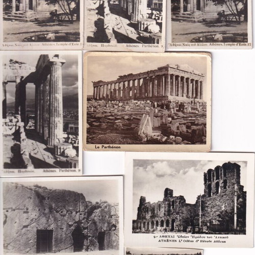 Athens Archaeological Site Postcards used, pack of 17