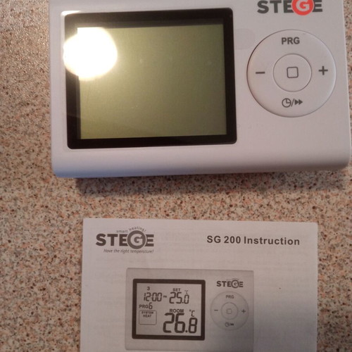 Stege SG200 Programmable Thermostat New