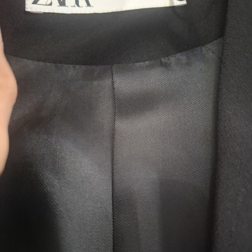Zara black tailored vest size M like new