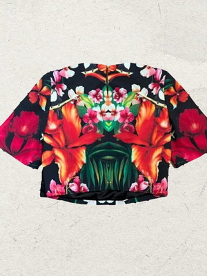Tropical Crop μπλούζα Ted Baker σαν καινούργιο, πολύχρωμη, μέγεθος M