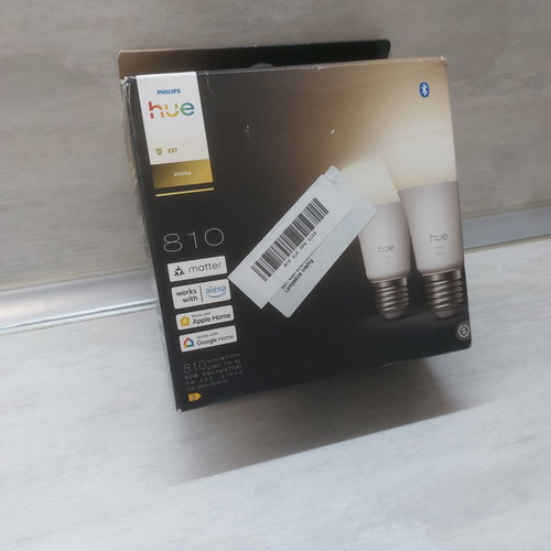 Philips Hue White E27 Smart LED Bulbs pack of 2, new