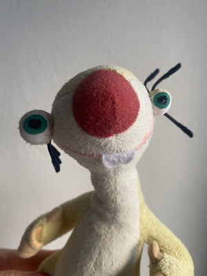Sid Sidney plush toy from The Ice Age used, 20 cm