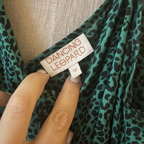 Satin one-piece jumpsuit like new, dark green, size M