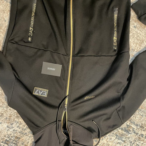 Armani EA7 hoodie, black, size L