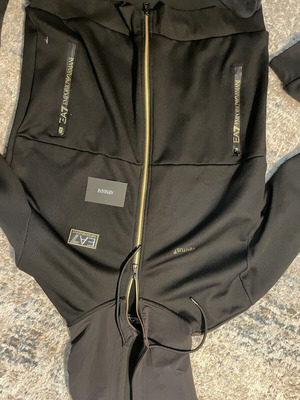 Armani EA7 hoodie, black, size L