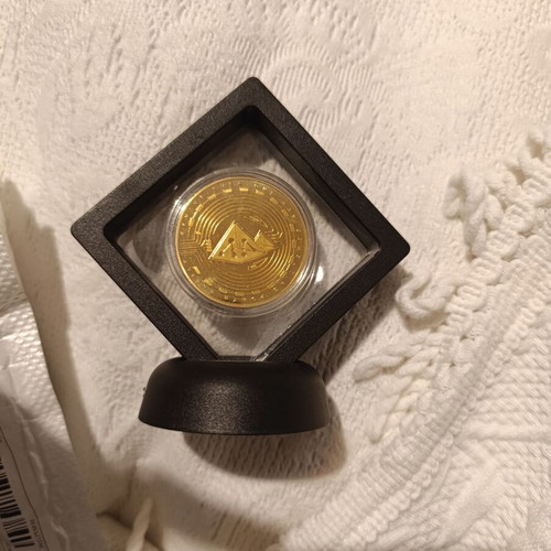Ethereum collectible gold coin new with black case