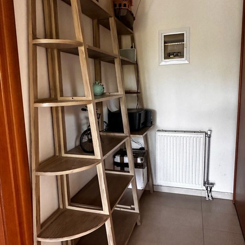 Wooden bookshelf used, 3 pieces total 210x160 cm