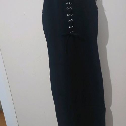 Black dress like new, knee-length