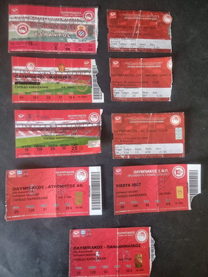 Εισιτήρια Ολυμπιακού μεταχειρισμένα, πακέτο