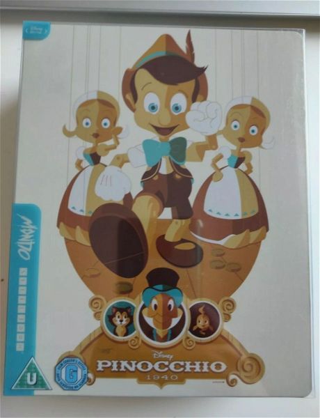  pinokio Pinocchio Blu-ray Steelbook choris ellinikous ipotitlous