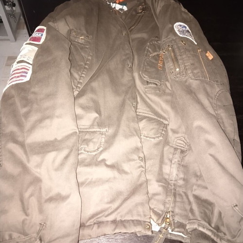 Winter jacket like new, brown, size XL