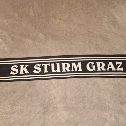 Football scarf SK Sturm Graz like new, official fan item