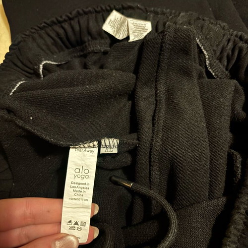 Alo Yoga unisex tracksuit set new, black, size XL