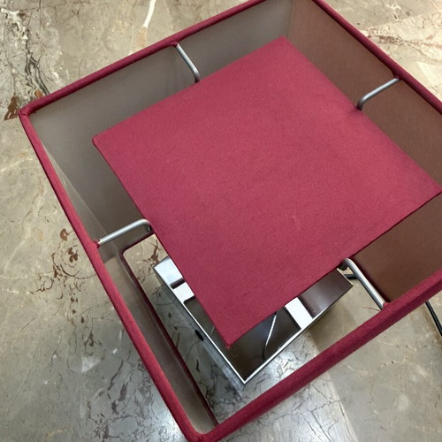 IKEA SÅNGEN table lamp like new, dark red fuchsia