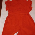 Mat Fashion summer coat like new, size S, red orange