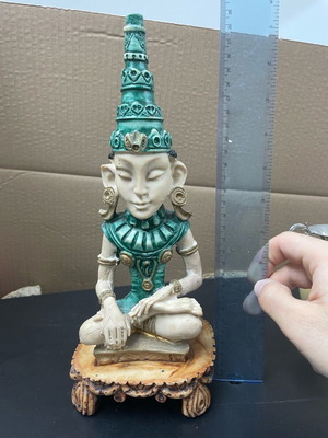 Maori decorative figure old, height 30 cm