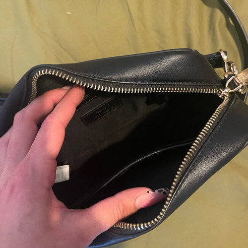 Valentino by Mario Valentino Floral Crossbody Bag like new, black
