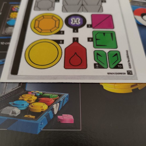 Stickers for LEGO Pokemon GWP Sets 40892 and 40911 new