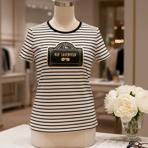 Karl Lagerfeld top new, cotton, size M