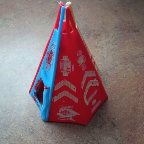 Jean-Hoefler Indian Tent (Tepee-Wigwam) vintage toy
