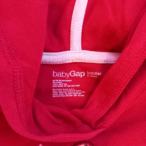 GAP set of 3 pieces used for 3 years old red