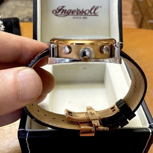 Ingersoll automatic giant 46mm watch with date and luminous feature