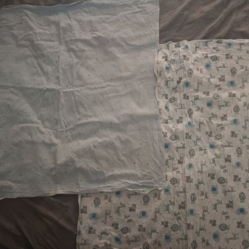 Baby layette set with paw blanket and clothes