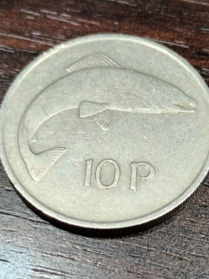 Νόμισμα 10 πενών Ιρλανδίας 1975 μεταχειρισμένο