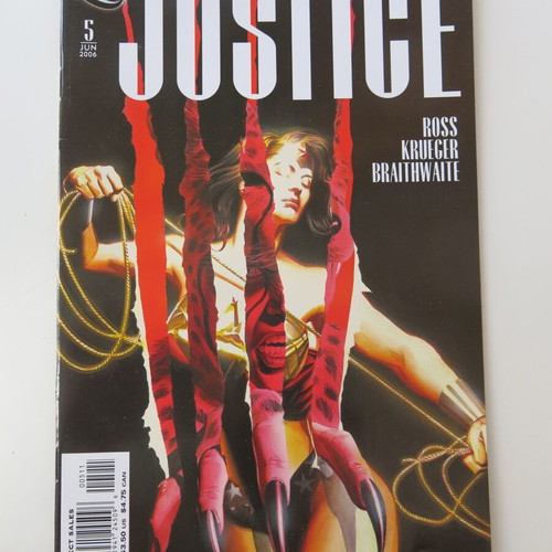 Justice complete set #01-12 near mint, Alex Ross art, English