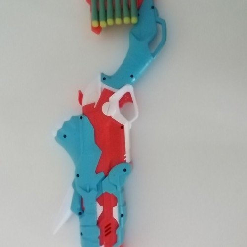 Nerf Tricerablast Dinosquad with 7 darts like new
