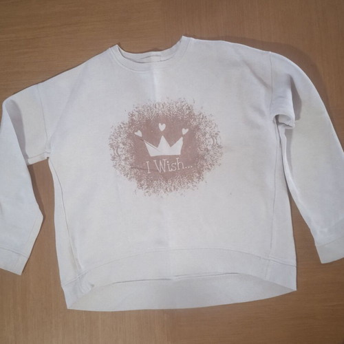 Zara sweatshirt 10-11y like new, beige