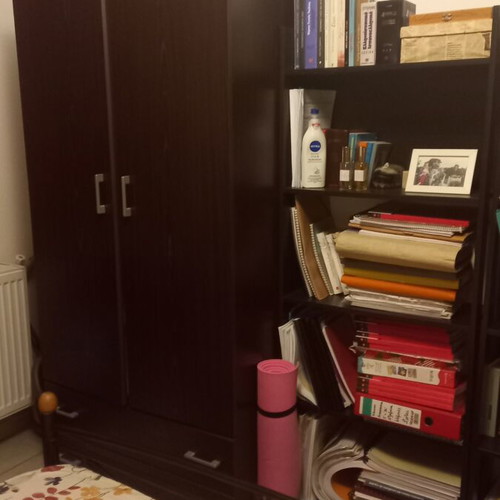 Two-door wardrobe