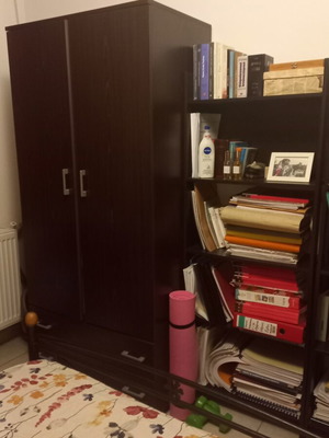 Two-door wardrobe