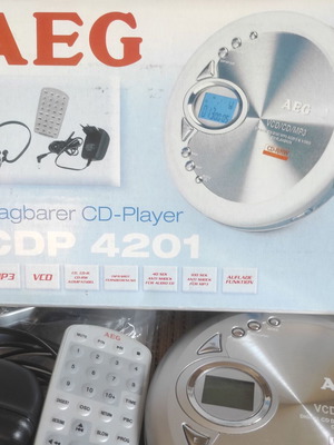AEG Tragbaber φορητό CD player CDP 4201 σαν καινούργιο