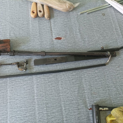 Handmade manual gas and brake lever for Skoda, used
