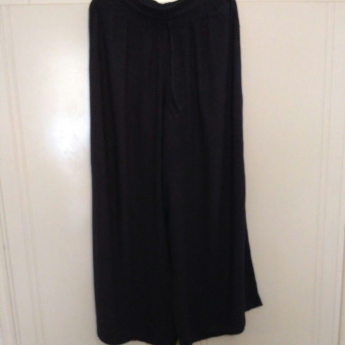 Anel wide-leg dark blue pants size L used