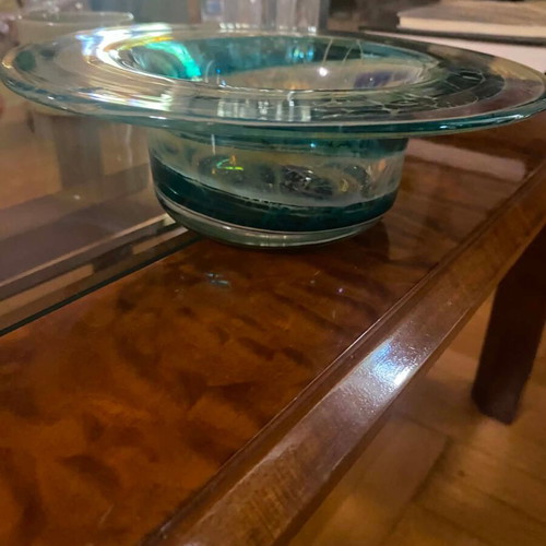 Handmade blown glass decorative piece